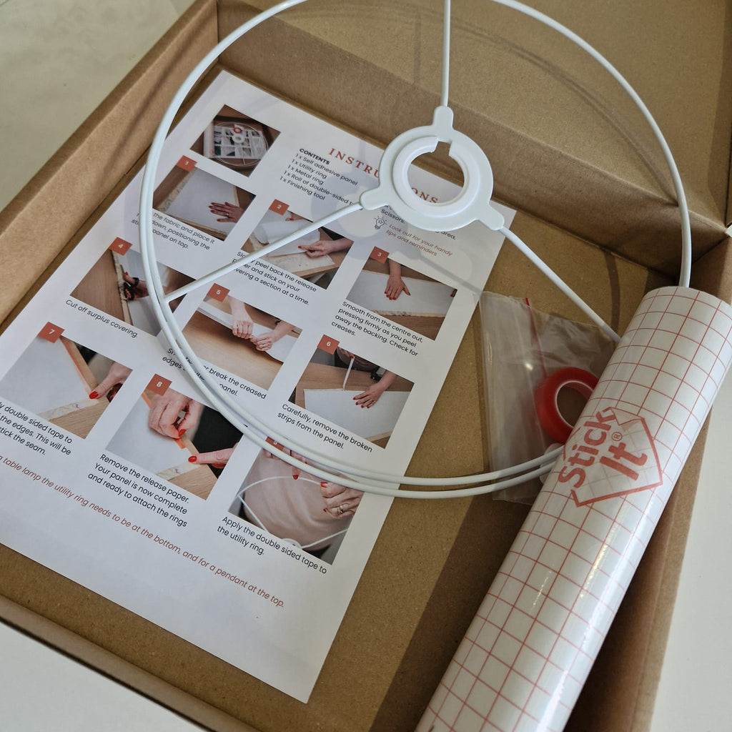 30cm Lampshade Kit (excluding fabric)